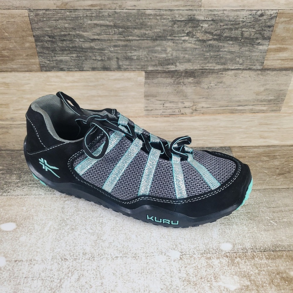 Kuru Chicane Womens Hiking Shoes Sz 8 M Running Black Delirium Lace Up Sneakers